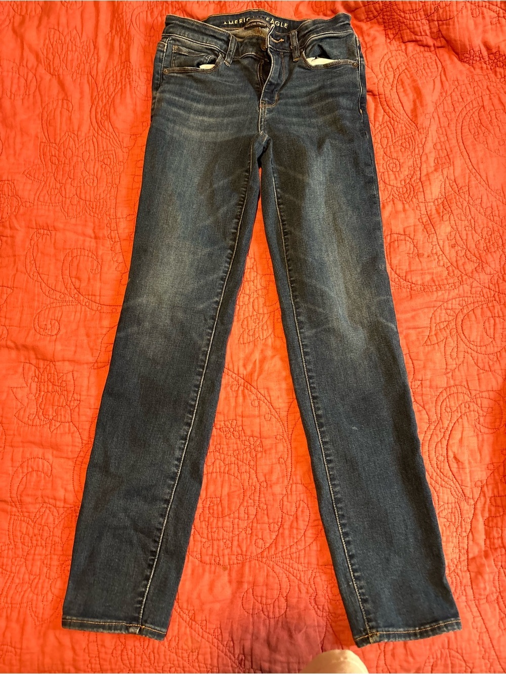 American Eagle Outfitters Women's Dark Indigo Skinny Jeans